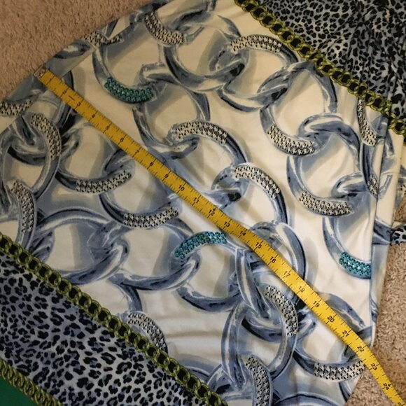 Lauren Ralph Lauren Leopards Diamond Rings and Gold Chain High Waist Max… - Picture 15 of 16